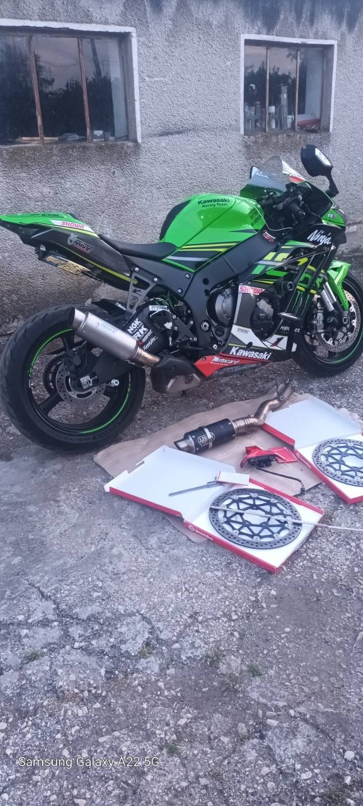Arrow GP генерация,стоп,дискове KAWASAKI 2018 ABS с Catalisator