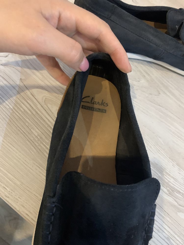 Mocasini clarks de piele , nr 42 , purtați puțin