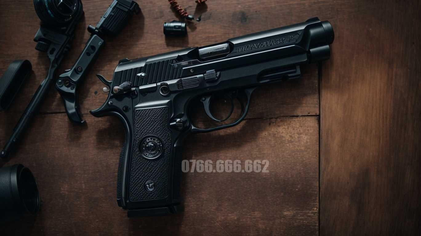 Pistol Airsoft *MODIFICAT* bile 6 mm NOU + MUNITIE Co2 gazarc