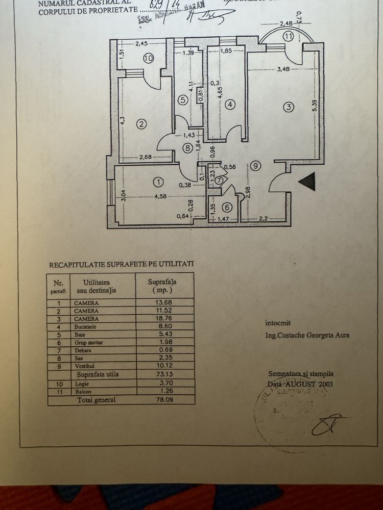 Vanzare apartament 3 camere aviatiei - direct proprietar