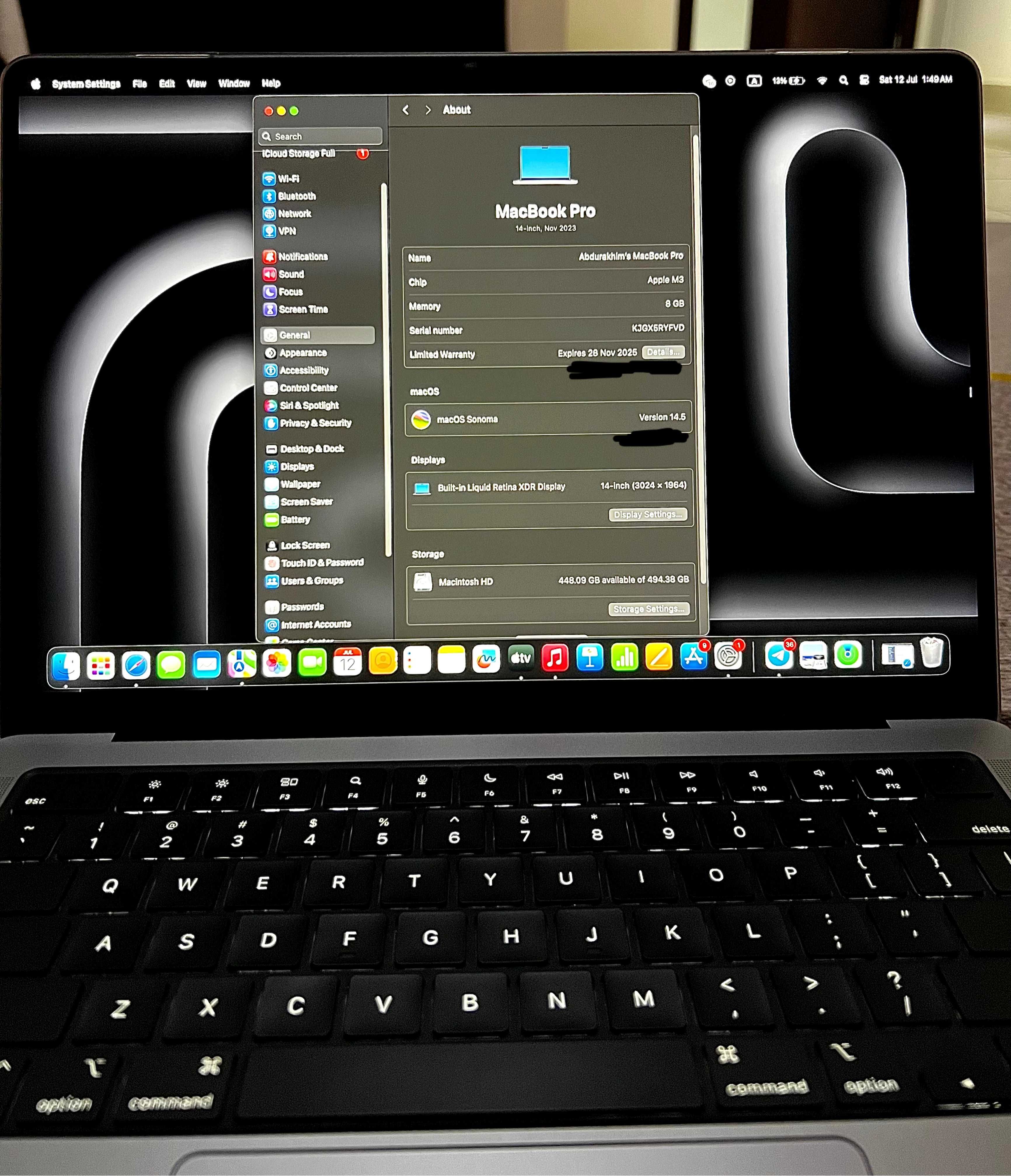 Macbook Pro 2023