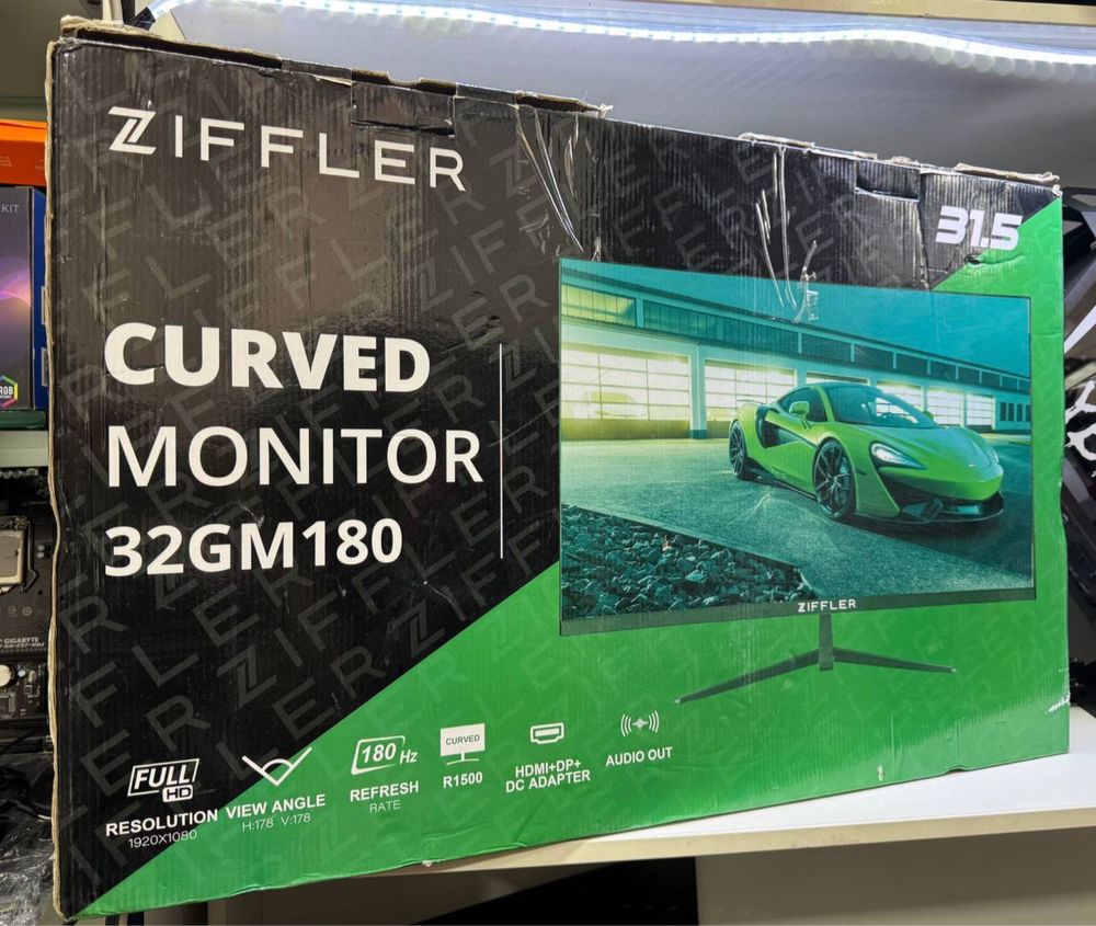 Ziffler 32’’ Curved 180hz Va FHD Sastyanasi ideal