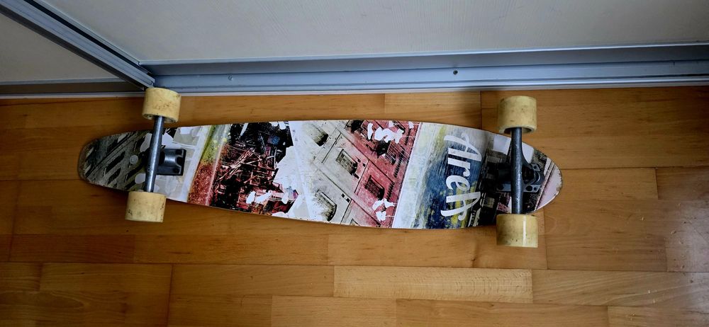 Longboard area placa skateboard Kong tail