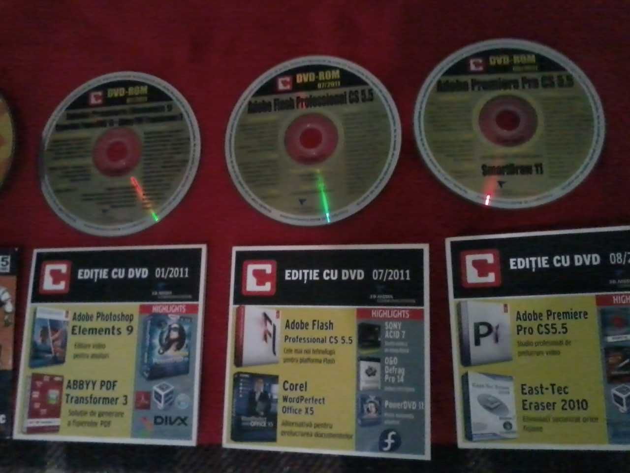 discuri vinil CD-uri cu softuri vechi, CHIP xtremPC casete floppy