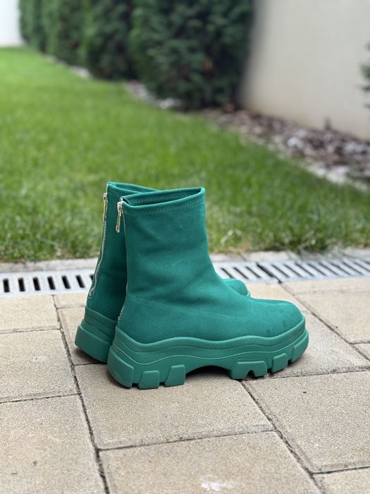 Дамски Обувки / боти  Reserved зелени