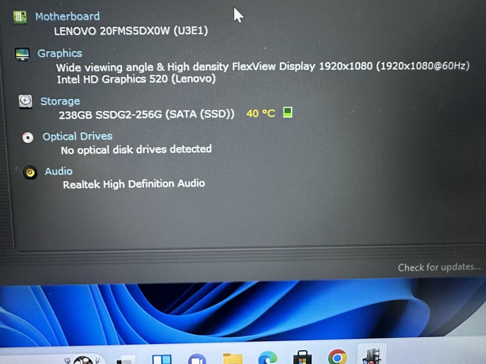 Lenovo ThinkPad T460-Full HD-Core i5- 8GB- 256SSD-Windows 11-2 baterii
