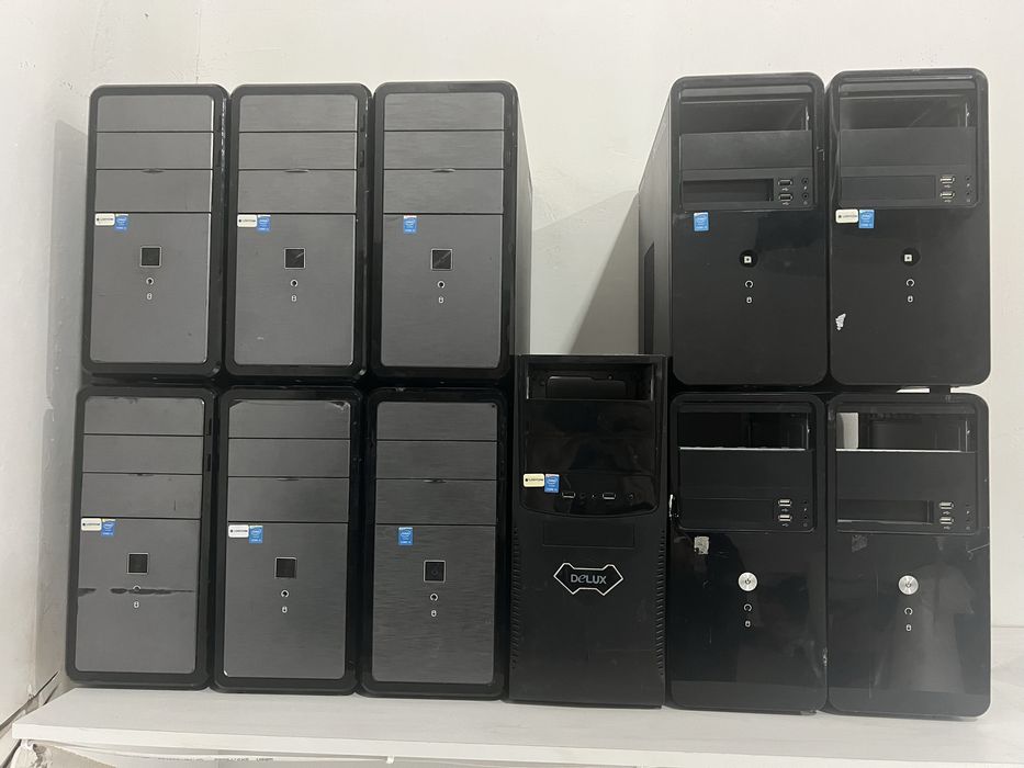 Корпуса для ПК по 1000 и 1500 тг