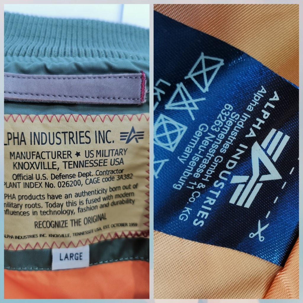 Geaca originala Alpha Industries M-L