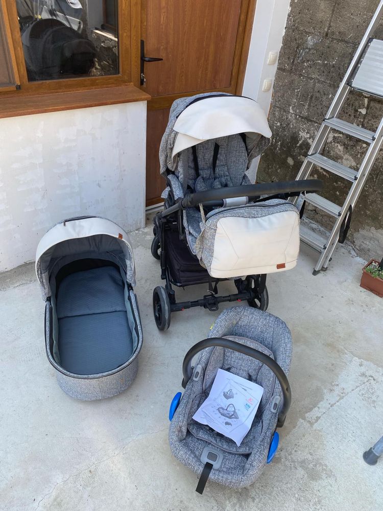 Детска количка 3в1 baby merc novis