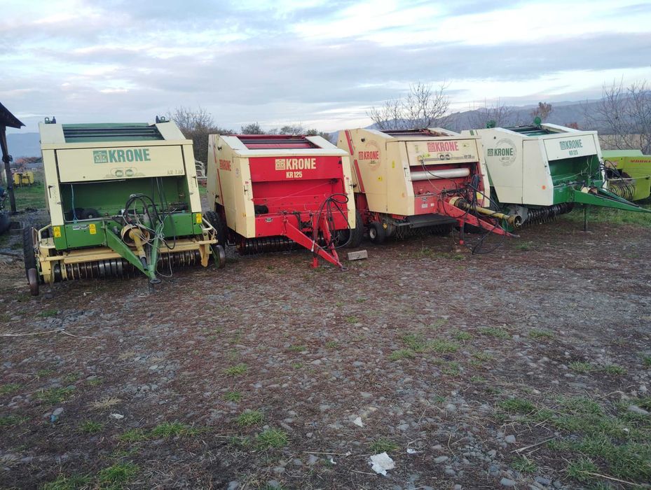 Presa balotiera rotundă deutz/Krone kr130 Bministop pikup mare 2m