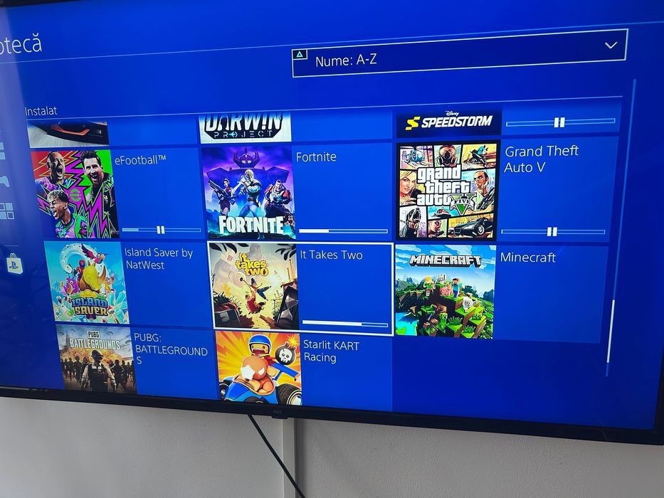PS 4 PS4 PlayStation 4 cu garanție, 30 jocuri instalate GTA Minecraft