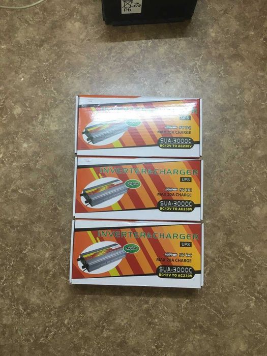 Инвертор 3kVa 12v-220v с функцией заряда аккумулятора
