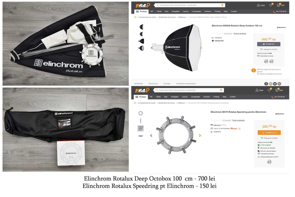 Elinchrom - Lumini si accesorii profesionale pentru studio foto.