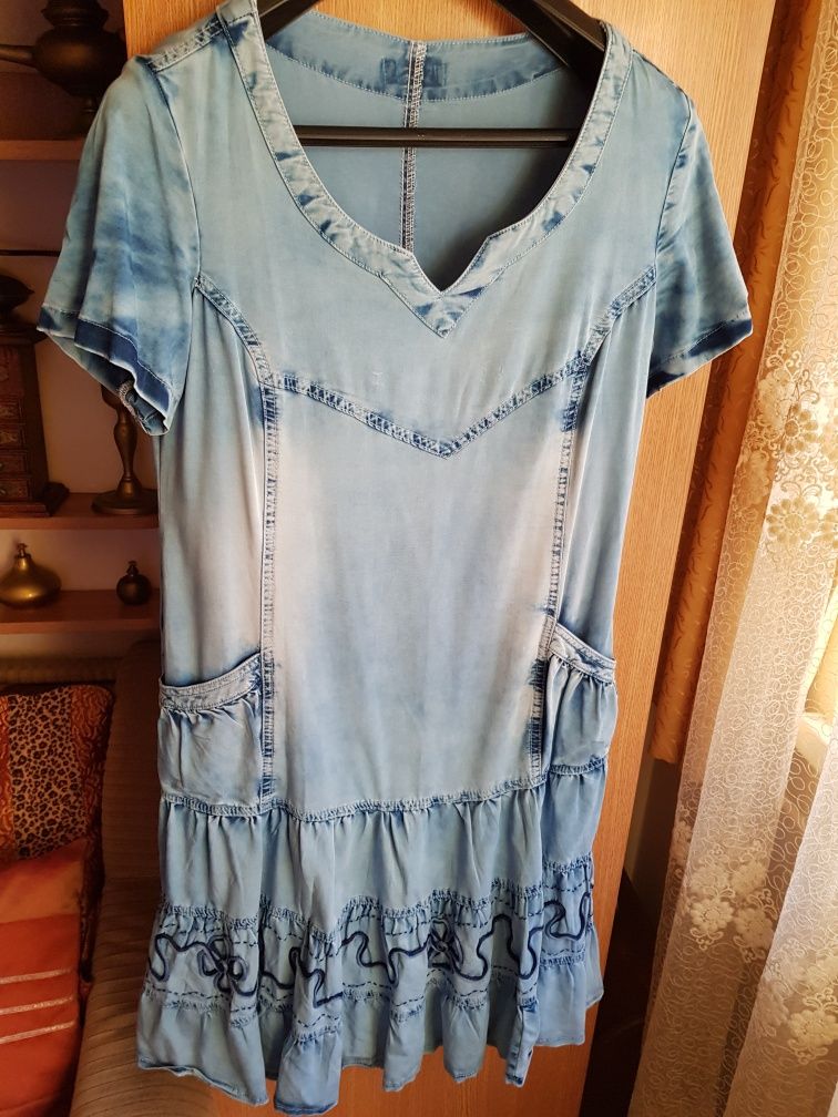 Rochie Italia blugi/jeans+Rochiță de vară