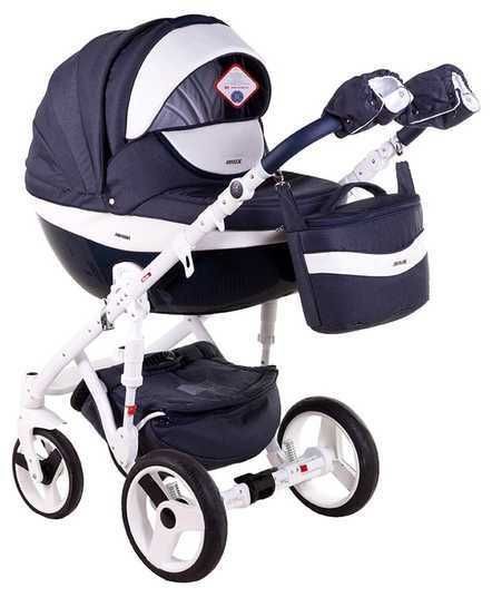 Комбинирана детска количка Adamex Monte Carbon DeLuxe
