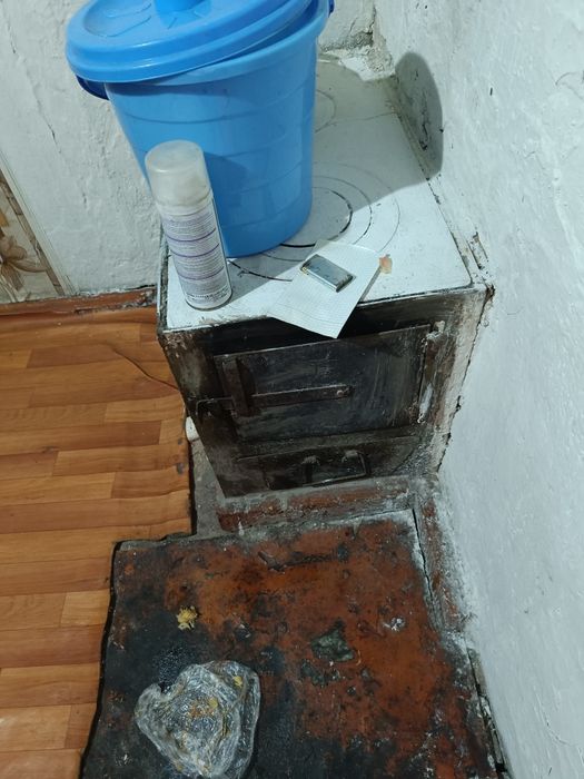 Печка отопление железная