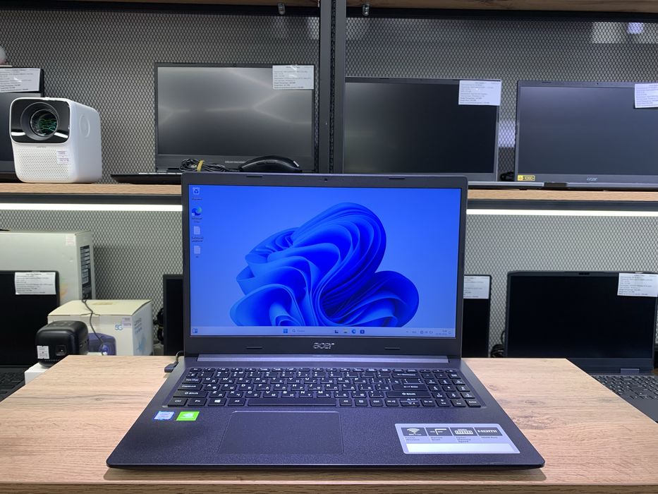 Ноутбук Acer Aspire, Core i5-8265U/4GB/SSD256GB, 9301/A10