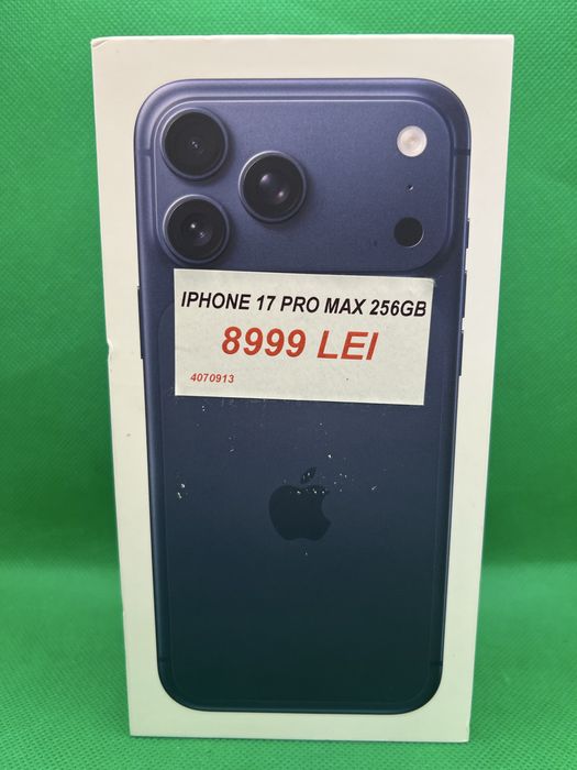 Iphone 17 Pro MAX 256GB•Deep Blue-SIGILAT-Lazar Amanet Crangasi