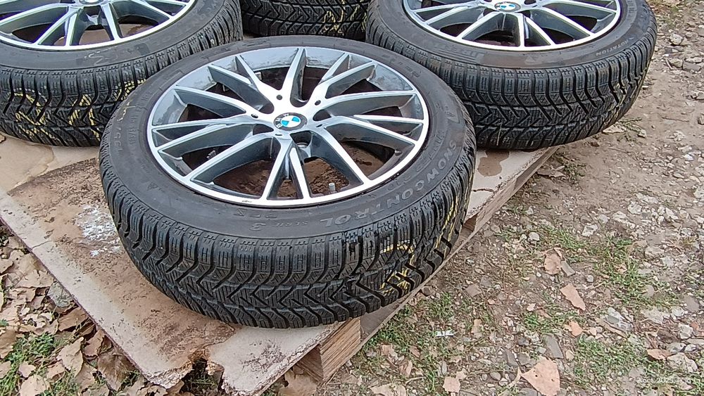 Jante Bmw 5x112 Seria 1 F40  Seria 2 F44 F46 Anvelope 195 55 R17 M+S