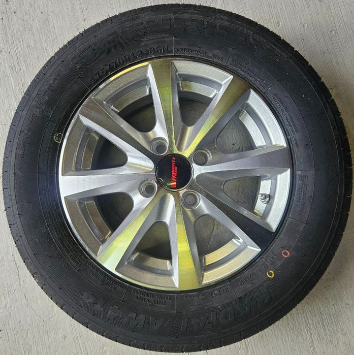 Roata 175/70 R13 86N Anvelopa Security Janta aliaj 5Jx13 4/57/100 ET30