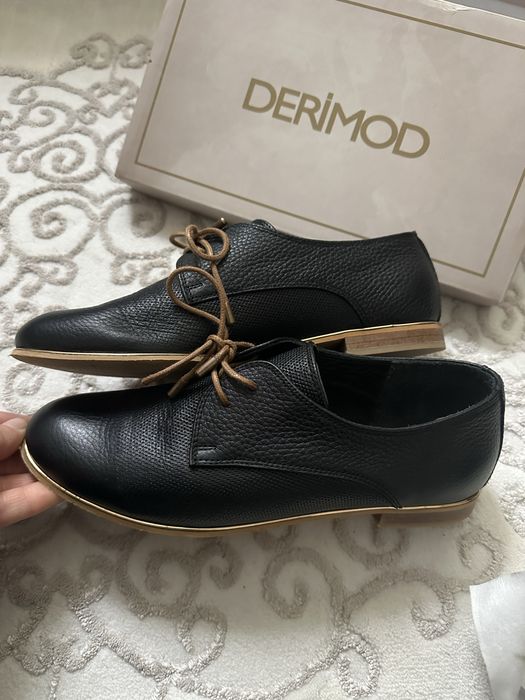 Дамски обувки от естествена кожа DerimoD