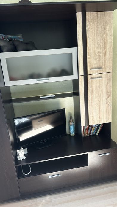 Секция за спалня и легло (приста) с матрак 120/200