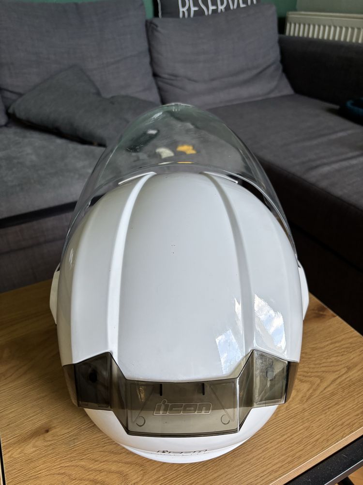 Каска Icon Airflite бяла XL (62)
