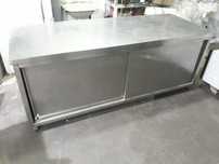 Dulap inox cu usi culisante