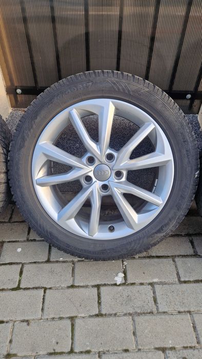 Jante originale Audi R17 cu anvelope de iarna (Seat, VW, Skoda, etc)