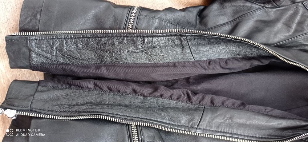 MANGO Яке естествена кожа, XS/S