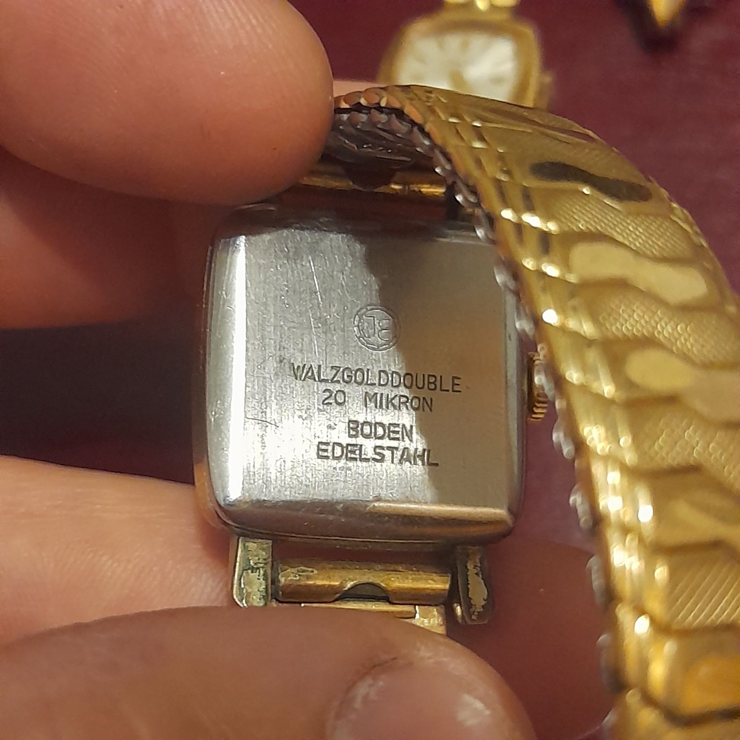6 ceasuri damă...placate cu aur 18k