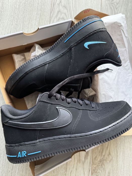 Nike Air Force 1 negru mat, marimea 44.5