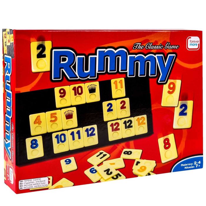 Joc distractiv Rummy pentru 4 persoane
