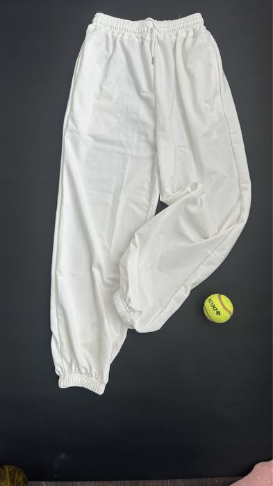 Джоггеры белые размер 5 брюки для танцев спорта прогулок