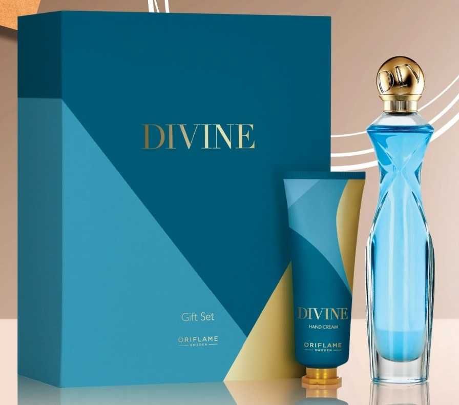 Set Divine - parfum și cremă, ambalate în cutie (Oriflame)