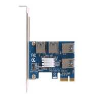 Adaptor PCI-E Express 1x la 4 USB 3.0, Riser Card Cod E490