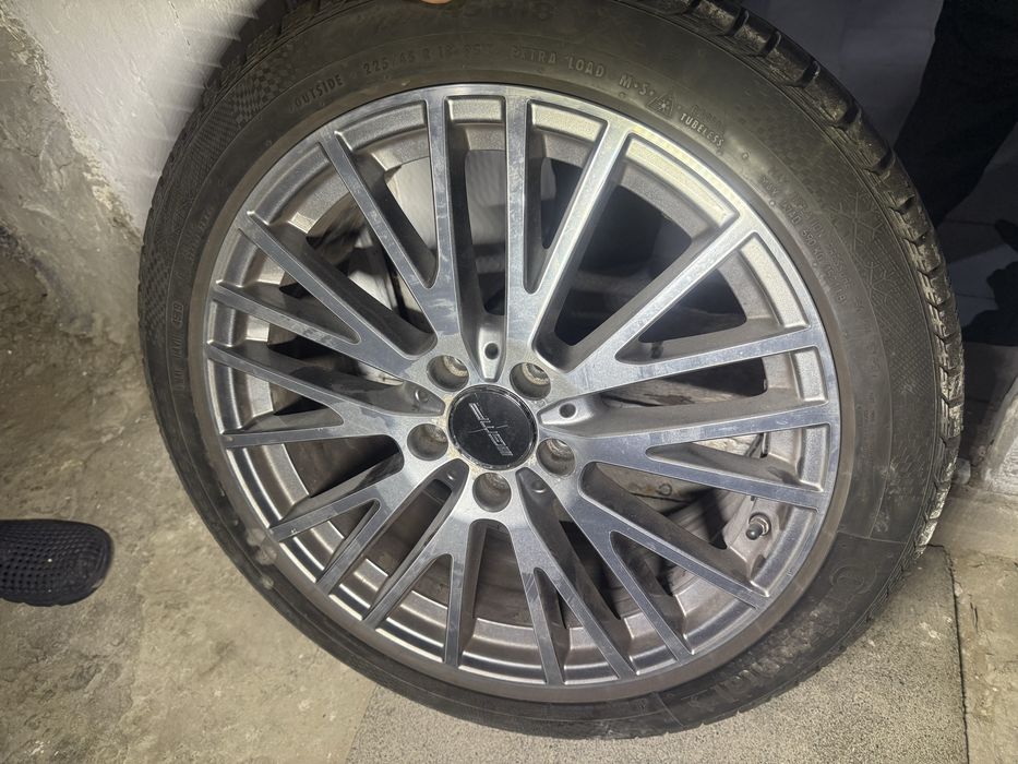 Roti Mercedes jante si anvelope iarna 225/45/R18 5x112