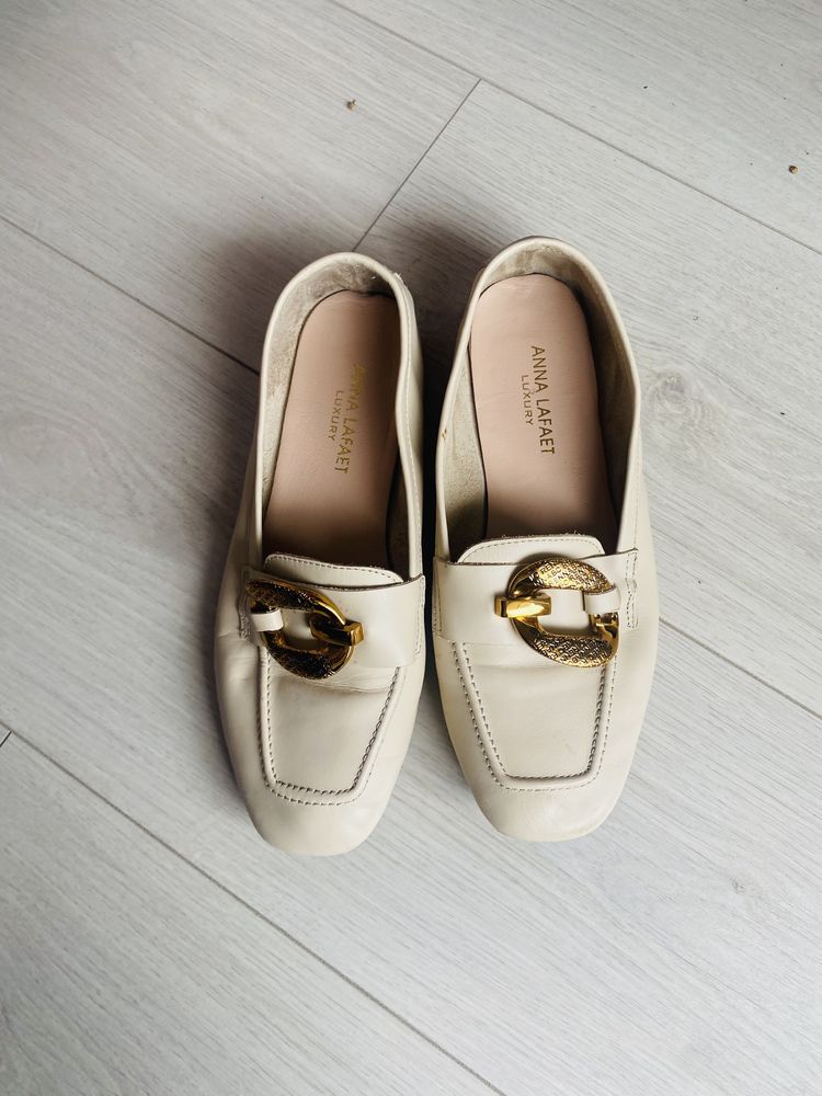 Mocasini Anna Lafaet, marime 36, piele