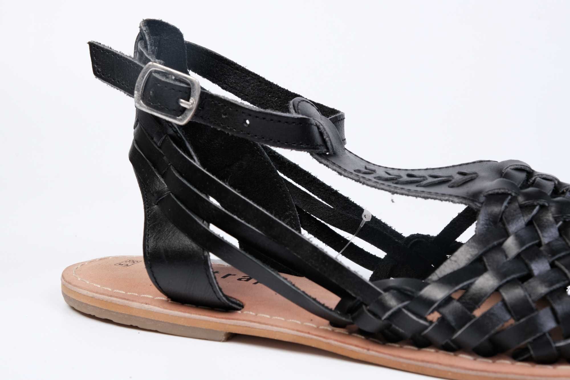 ПРОМО Сандали FIRETRAP -38- Оригинални дамски черни кожени сандали