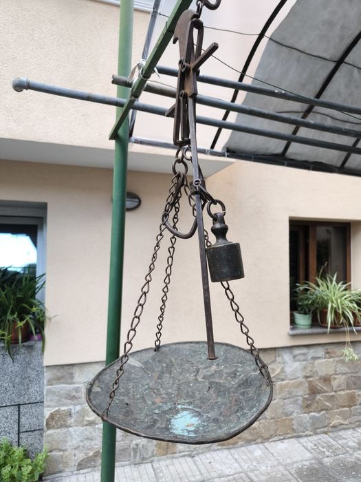 Стар търговски кантар паланца