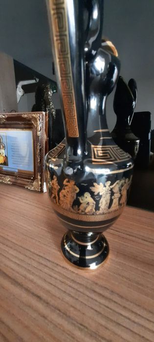 Vaza veche placata aur 24 k