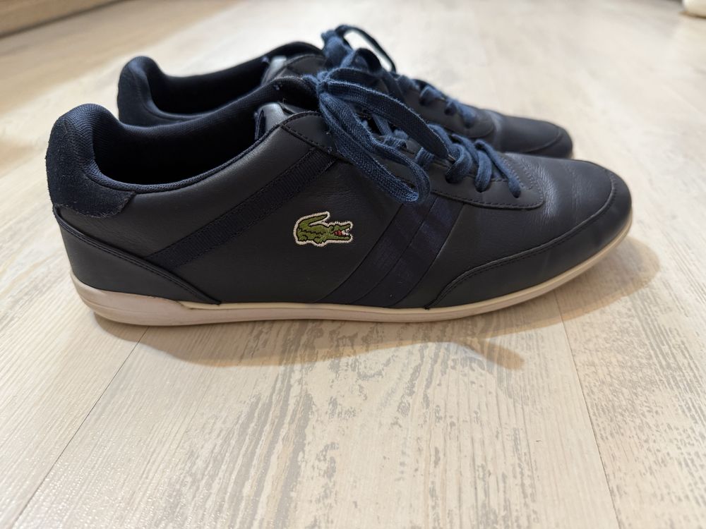 Lacoste оригинални мъжки кецове от естествена кожа