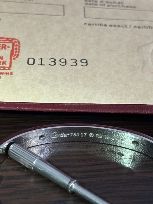 Bratara Cartier 18K WHITE GOLD