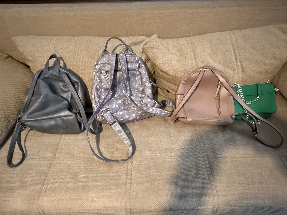 Rucsac 3 buc + geanta verde