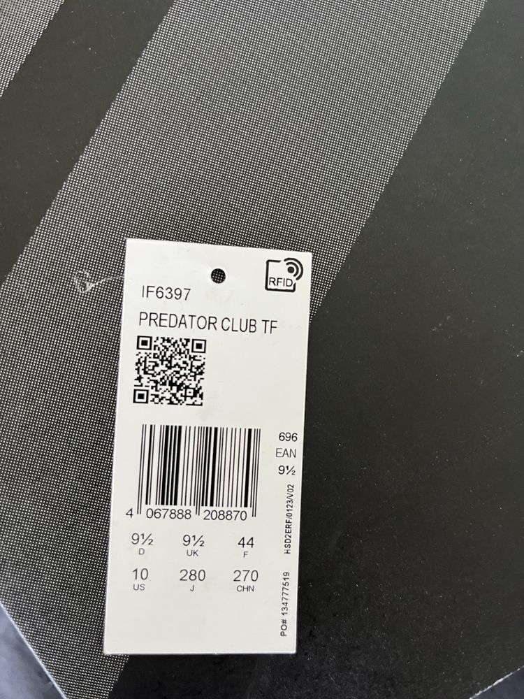 Adidas predator стоножки 44 номер