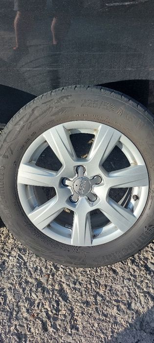 Jante Audi a4 b8 cu tot cu cauciucuri de vara Continental