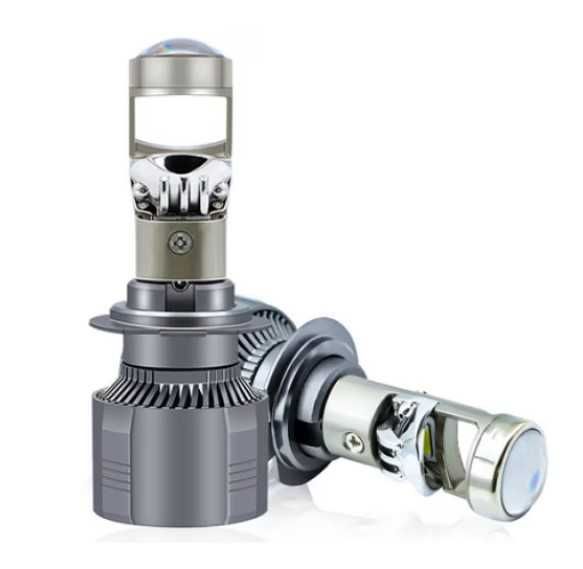 Лед крушки с лупа А80 за фарове Н7 Canbus 12-24V 220W 30000LM 5700К
