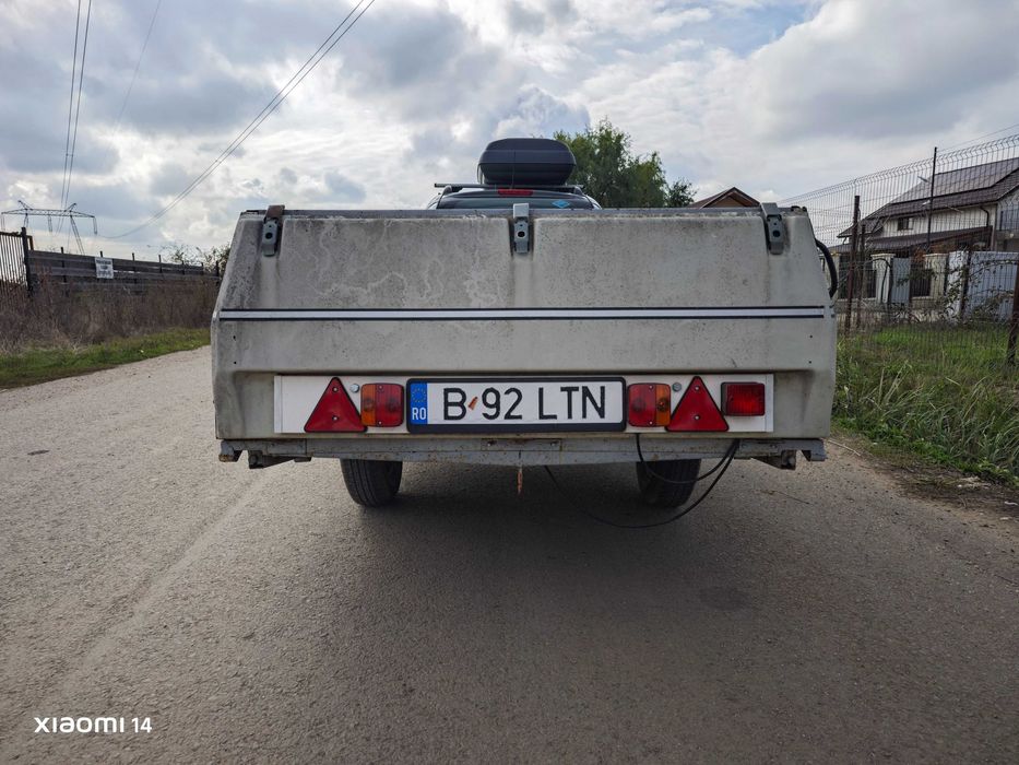 remorca 650kg cu sist franare si arcuri elicoidale cu amortizoare