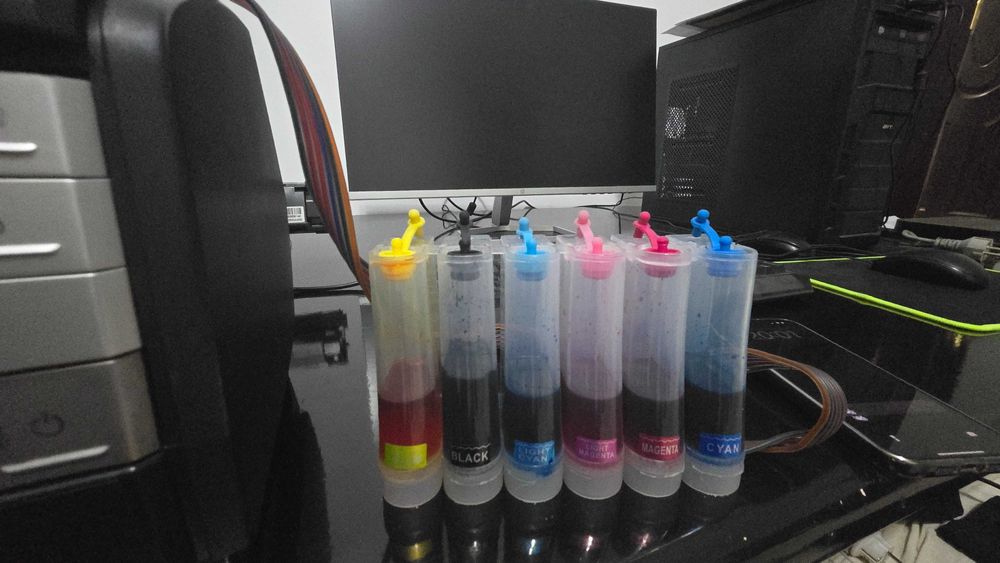 Epson 1410 A3 A4 Farmat Printer 6Ta Rangli Xolati ishlap turipti