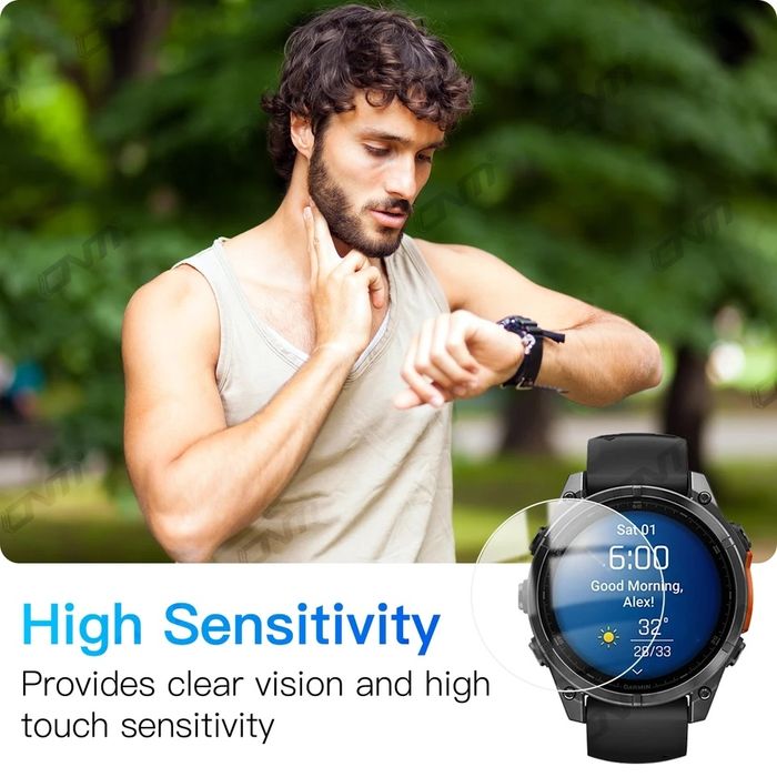 Garmin Fenix 8 51 47 43 mm. / 2.5D 9H Стъклен протектор за екран